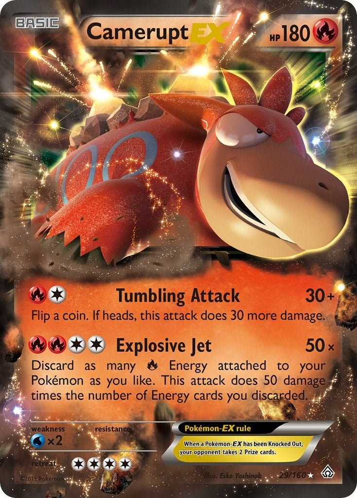 Image for Camerupt EX (XY - Primal Clash) (29/160) - Pokemon