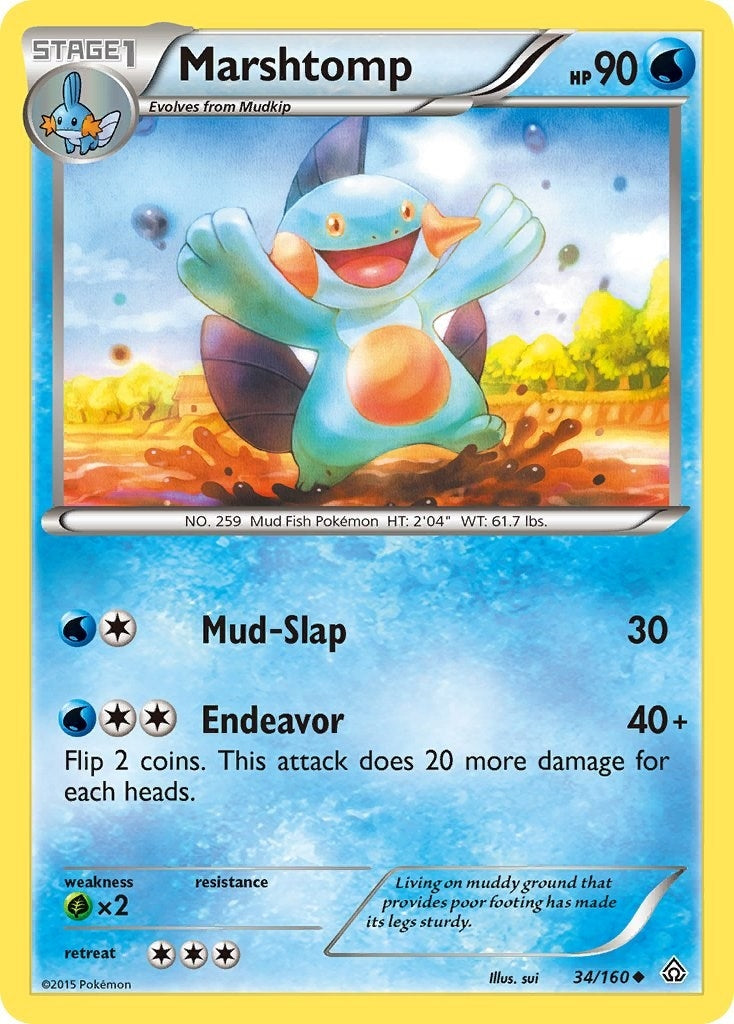 Image for Marshtomp (XY - Primal Clash) (34/160) - Pokemon