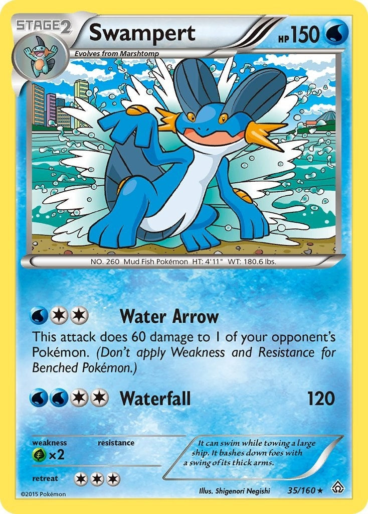 Image for Swampert (XY - Primal Clash) (35/160) - Pokemon