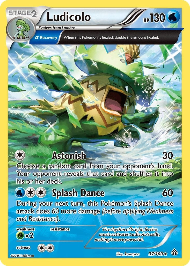 Image for Ludicolo (Alpha) (XY - Primal Clash) (37/160) - Pokemon