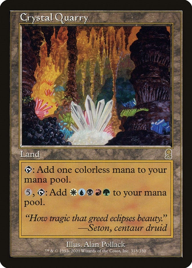 Image for Crystal Quarry (Odyssey) (318) - Magic: The Gathering