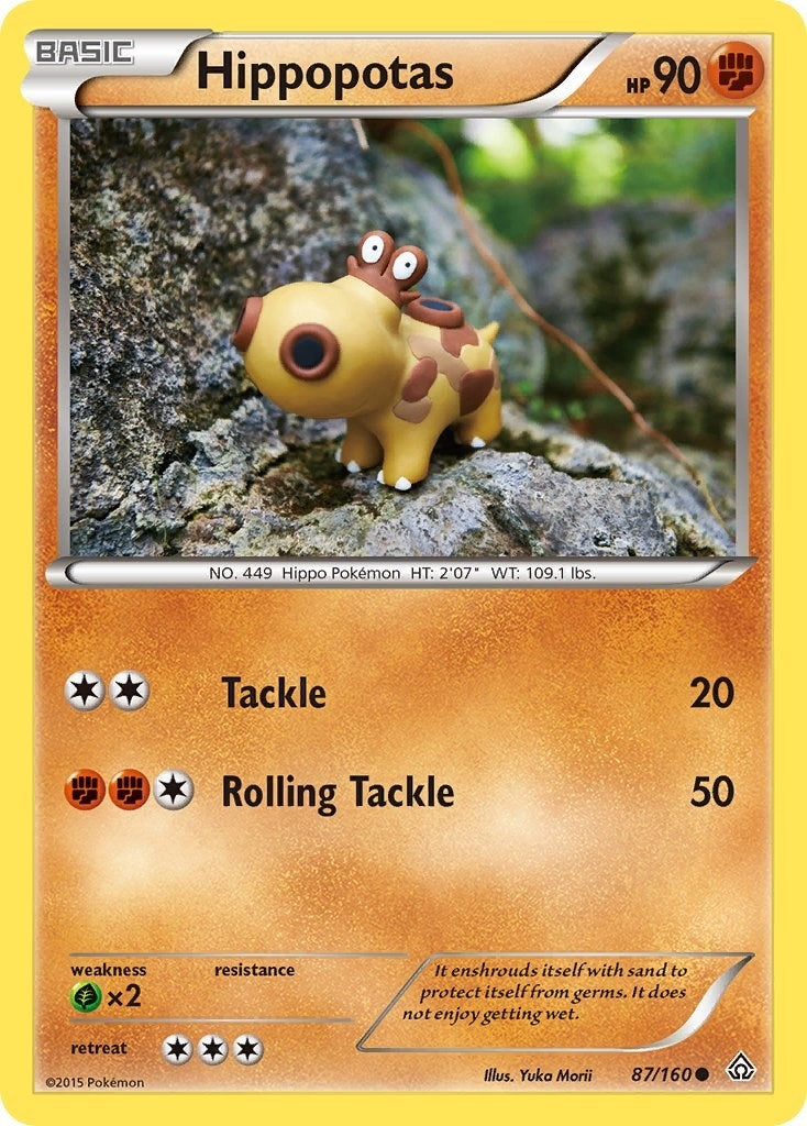 Image for Hippopotas (XY - Primal Clash) (87/160) - Pokemon