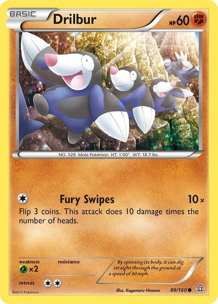 Image for Drilbur (XY - Primal Clash) (89/160) - Pokemon