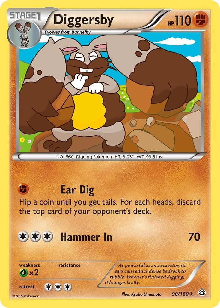 Image for Diggersby (XY - Primal Clash) (90/160) - Pokemon