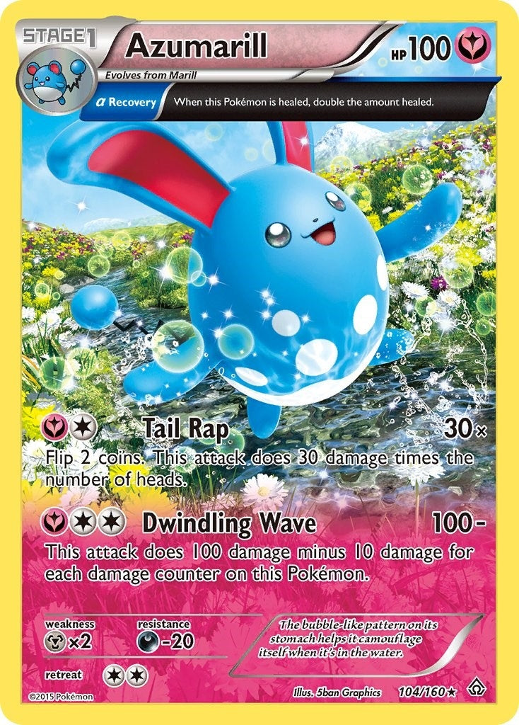 Image for Azumarill (Alpha) (XY - Primal Clash) (104/160) - Pokemon