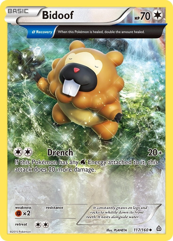 Image for Bidoof (Alpha) (XY - Primal Clash) (117/160) - Pokemon