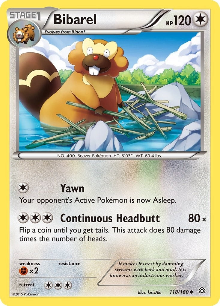 Image for Bibarel (XY - Primal Clash) (118/160) - Pokemon