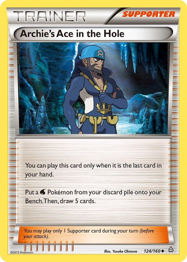 Image for Archie's Ace in the Hole (XY - Primal Clash) (124/160) - Pokemon