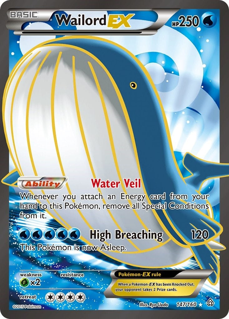 Image for Wailord EX (147 Full Art) (XY - Primal Clash) (147/160) - Pokemon