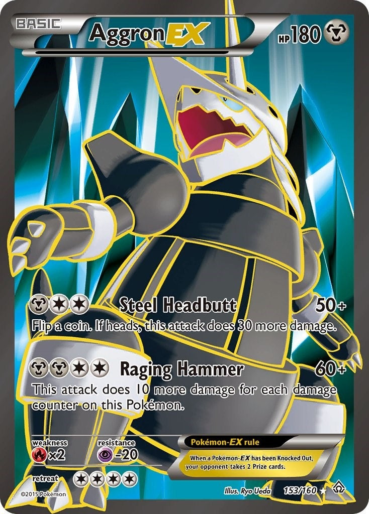 Image for Aggron EX (153 Full Art) (XY - Primal Clash) (153/160) - Pokemon