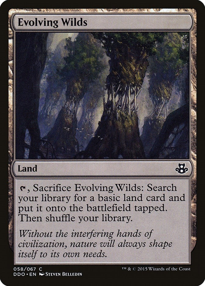 Image for Evolving Wilds (Duel Decks: Elspeth vs. Kiora) (58) - Magic: The Gathering