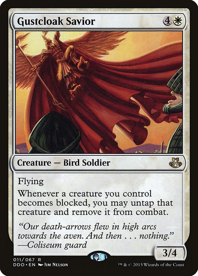 Image for Gustcloak Savior (Duel Decks: Elspeth vs. Kiora) (11) - Magic: The Gathering