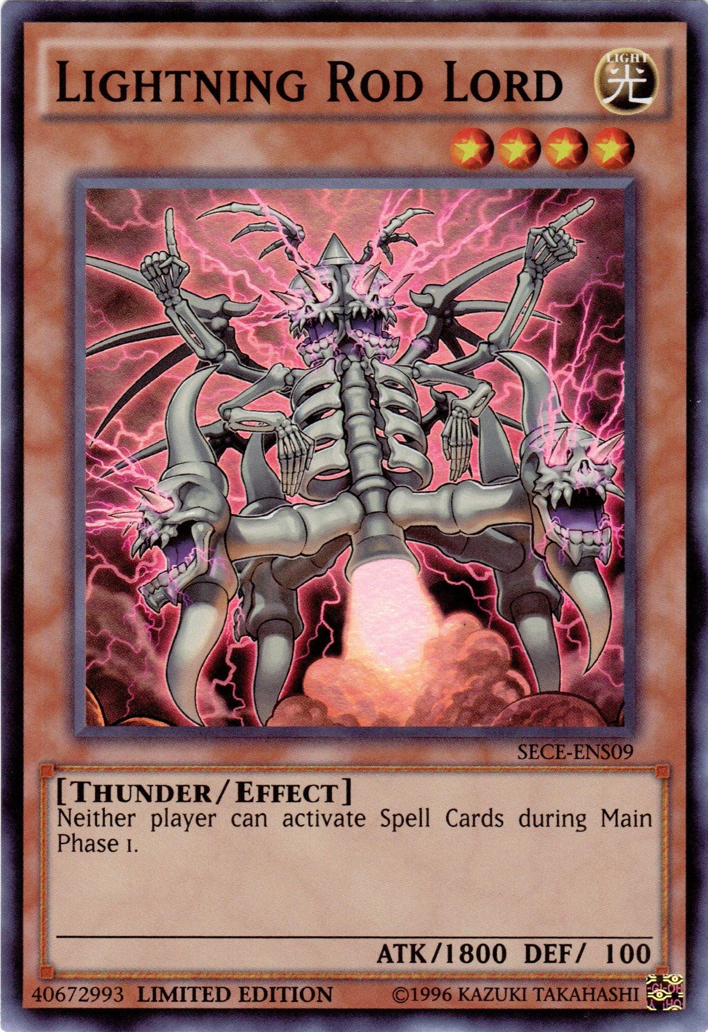 Image for Lightning Rod Lord (SE) (Secrets of Eternity) (SECE-ENS09) - YuGiOh