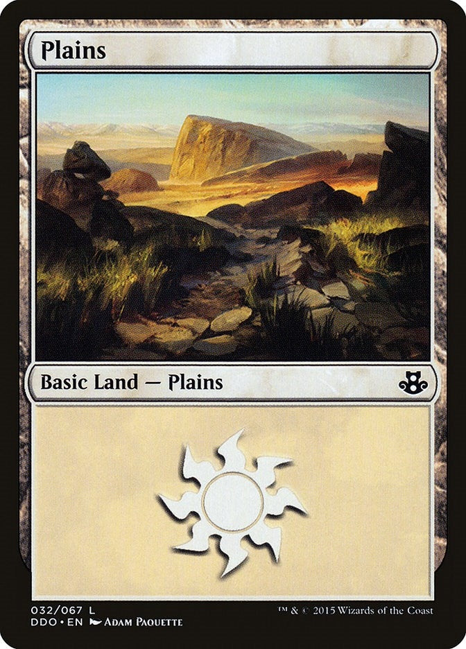 Image for Plains (032) (Duel Decks: Elspeth vs. Kiora) (32) - Magic: The Gathering