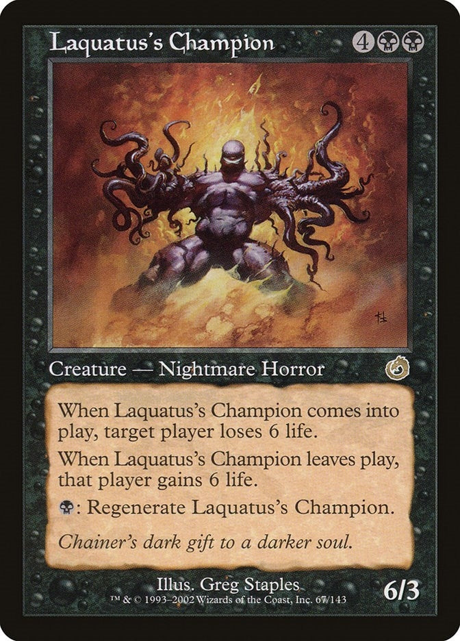 Image for Laquatus's Champion (Torment) (67) - Magic: The Gathering