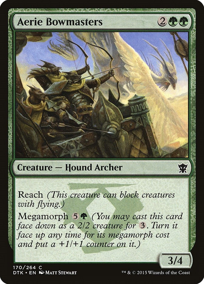 Image for Aerie Bowmasters (Dragons of Tarkir) (170) - Magic: The Gathering