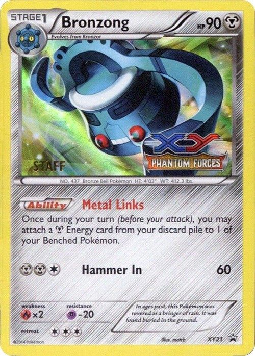 Image for Bronzong - XY21 (Prerelease) [Staff] (XY Promos) (XY21) - Pokemon