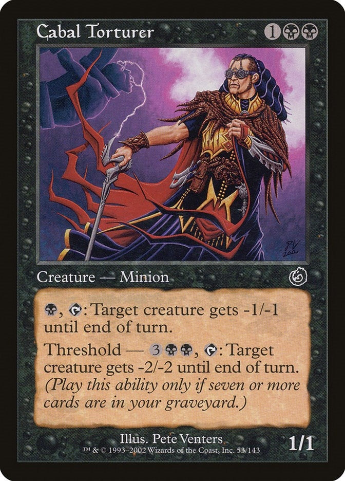 Image for Cabal Torturer (Torment) (53) - Magic: The Gathering