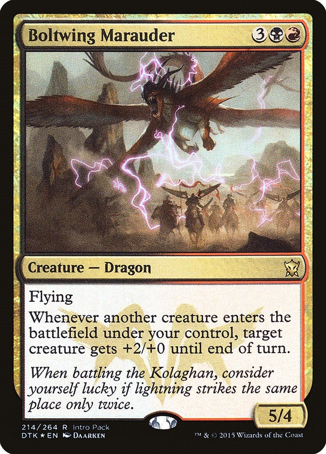Image for Boltwing Marauder (Unique and Miscellaneous Promos) (214) - Magic: The Gathering