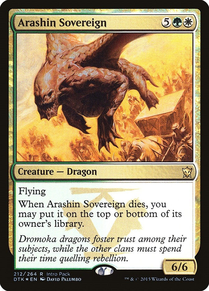 Image for Arashin Sovereign (Unique and Miscellaneous Promos) (212) - Magic: The Gathering