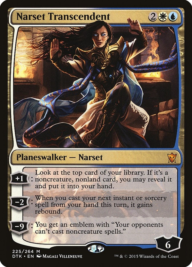 Image for Narset Transcendent (Dragons of Tarkir) (225) - Magic: The Gathering