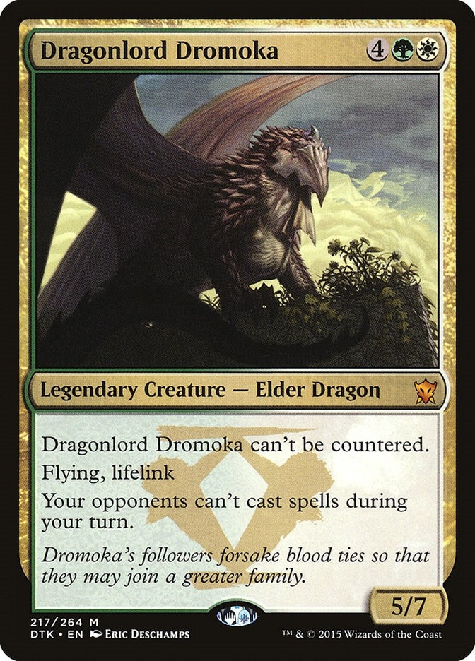 Image for Dragonlord Dromoka (Dragons of Tarkir) (217) - Magic: The Gathering