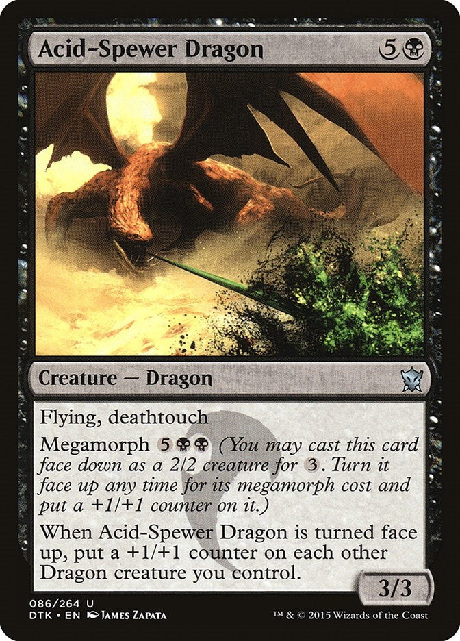 Image for Acid-Spewer Dragon (Dragons of Tarkir) (86) - Magic: The Gathering