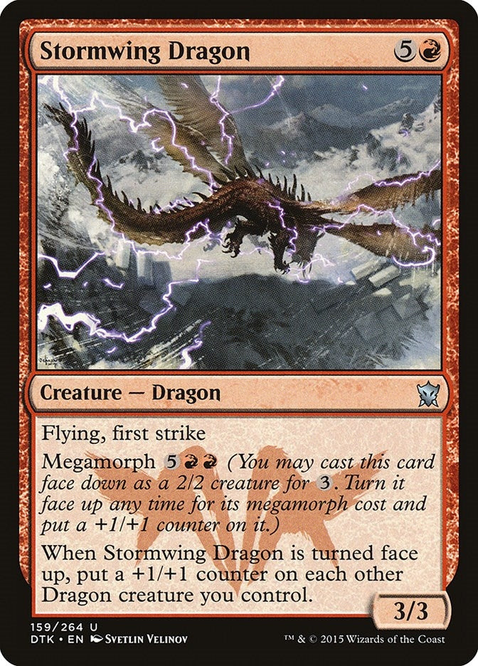 Image for Stormwing Dragon (Dragons of Tarkir) (159) - Magic: The Gathering