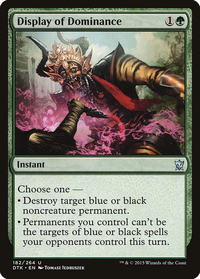 Image for Display of Dominance (Dragons of Tarkir) (182) - Magic: The Gathering