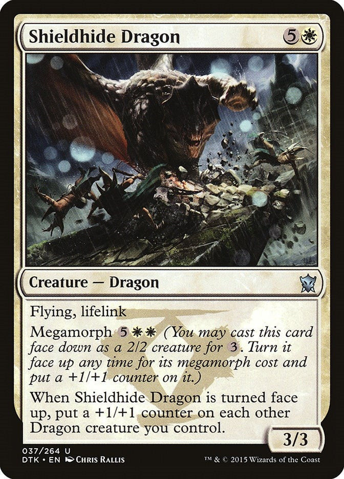 Image for Shieldhide Dragon (Dragons of Tarkir) (37) - Magic: The Gathering