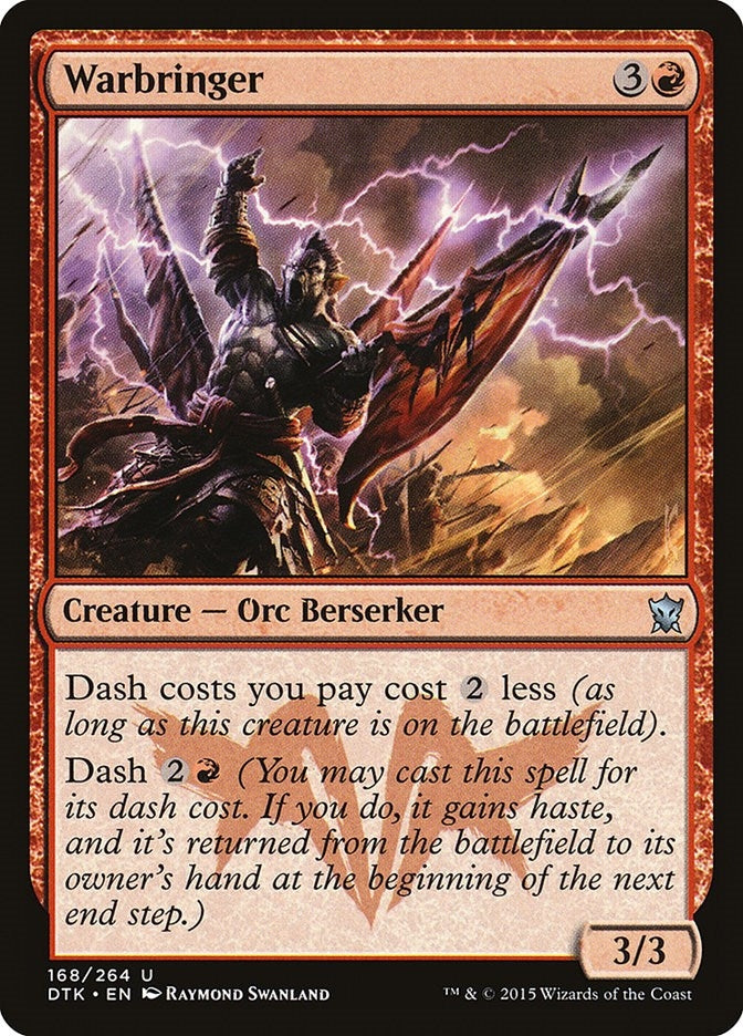 Image for Warbringer (Dragons of Tarkir) (168) - Magic: The Gathering