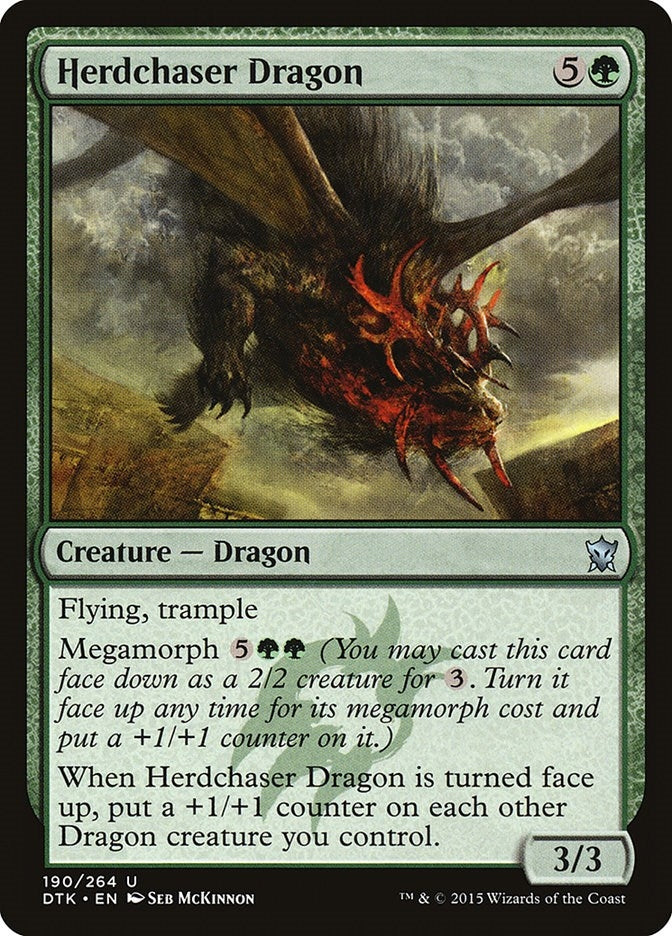 Image for Herdchaser Dragon (Dragons of Tarkir) (190) - Magic: The Gathering