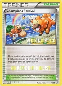 Image for Champions Festival - BW95 (Worlds 13) [Quarter-Finalist] (Black and White Promos) (BW95) - Pokemon