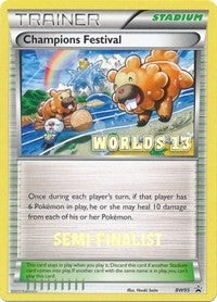 Image for Champions Festival - BW95 (Worlds 13) [Semi-Finalist] (Black and White Promos) (BW95) - Pokemon