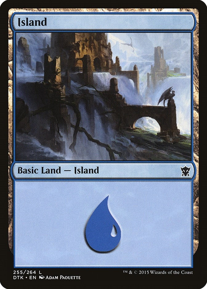 Image for Island (255) (Dragons of Tarkir) (255) - Magic: The Gathering