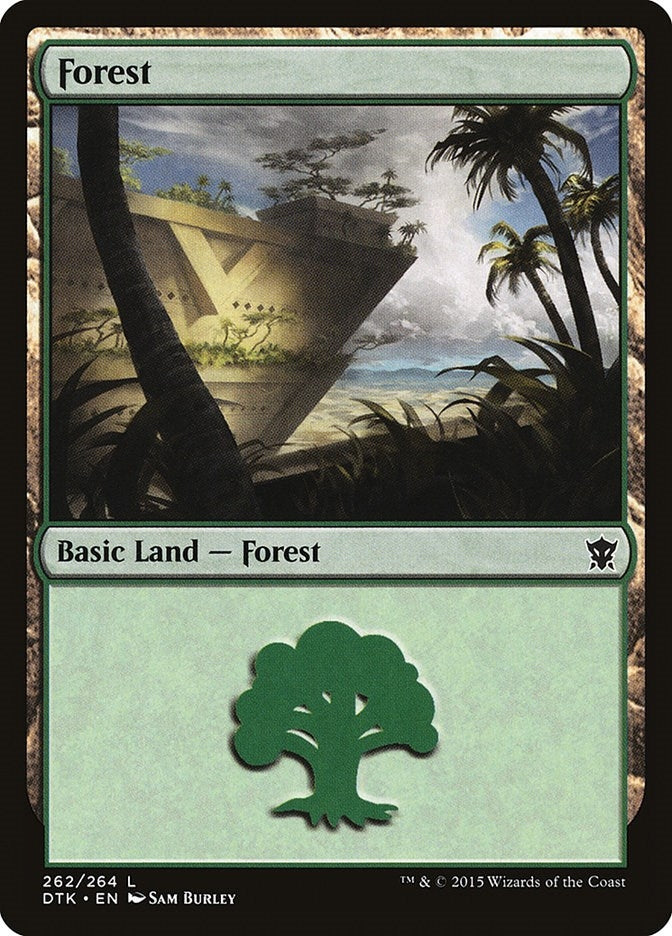 Image for Forest (262) (Dragons of Tarkir) (262) - Magic: The Gathering