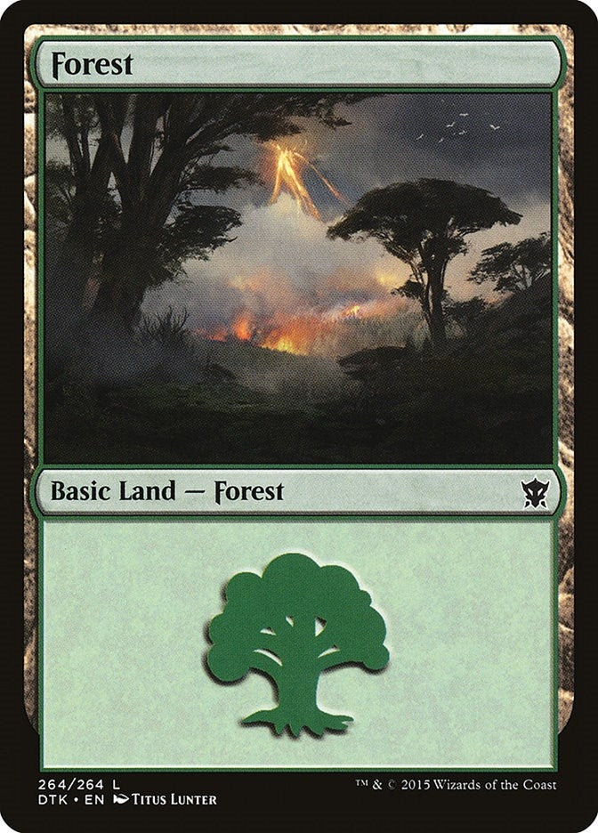 Image for Forest (264) (Dragons of Tarkir) (264) - Magic: The Gathering