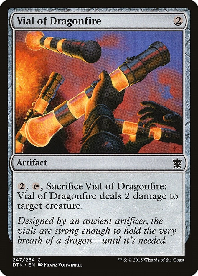 Image for Vial of Dragonfire (Dragons of Tarkir) (247) - Magic: The Gathering