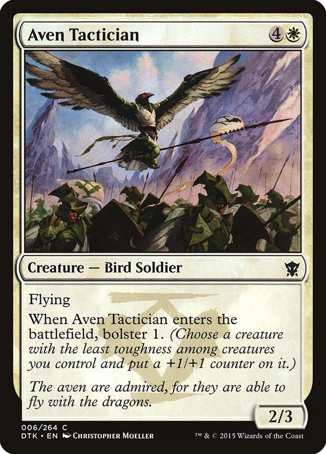 Image for Aven Tactician (Dragons of Tarkir) (6) - Magic: The Gathering