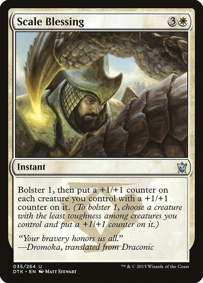 Image for Scale Blessing (Dragons of Tarkir) (35) - Magic: The Gathering