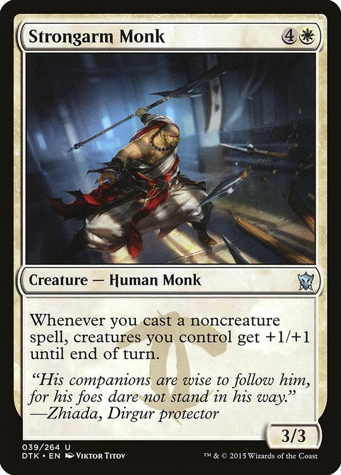Image for Strongarm Monk (Dragons of Tarkir) (39) - Magic: The Gathering