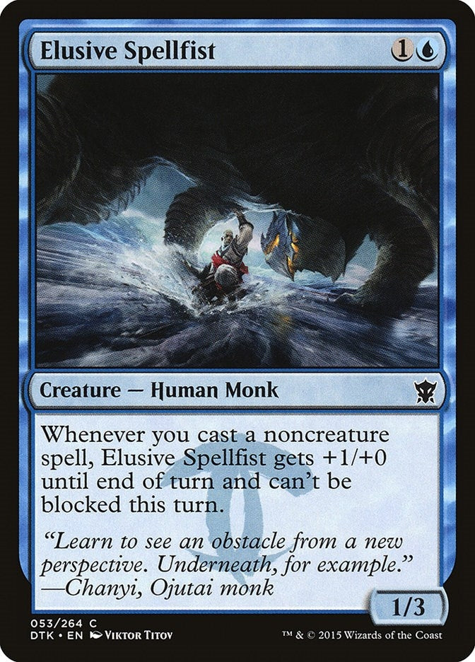 Image for Elusive Spellfist (Dragons of Tarkir) (53) - Magic: The Gathering