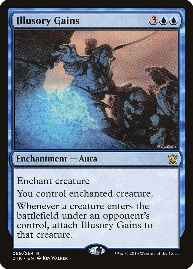 Image for Illusory Gains (Dragons of Tarkir) (59) - Magic: The Gathering