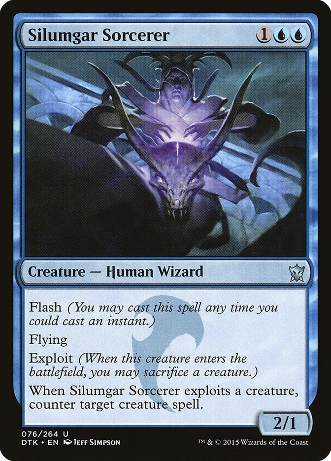 Image for Silumgar Sorcerer (Dragons of Tarkir) (76) - Magic: The Gathering