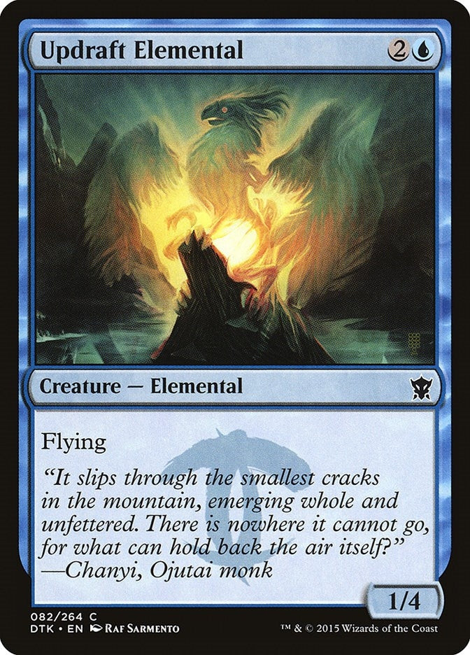 Image for Updraft Elemental (Dragons of Tarkir) (82) - Magic: The Gathering