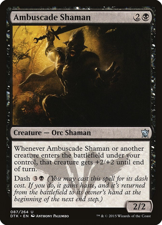 Image for Ambuscade Shaman (Dragons of Tarkir) (87) - Magic: The Gathering