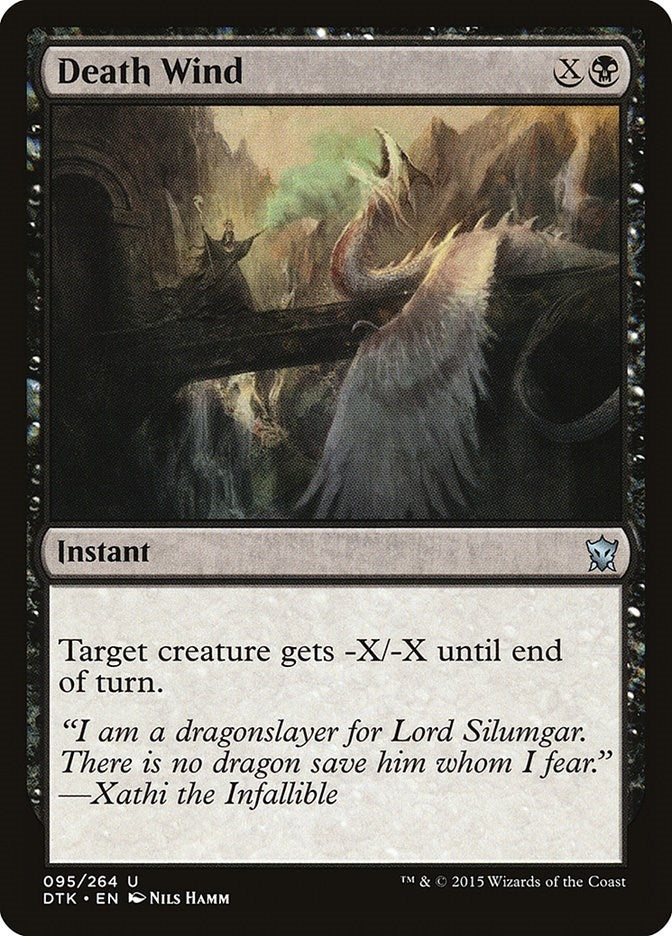 Image for Death Wind (Dragons of Tarkir) (95) - Magic: The Gathering