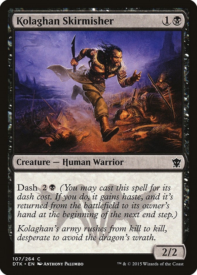 Image for Kolaghan Skirmisher (Dragons of Tarkir) (107) - Magic: The Gathering