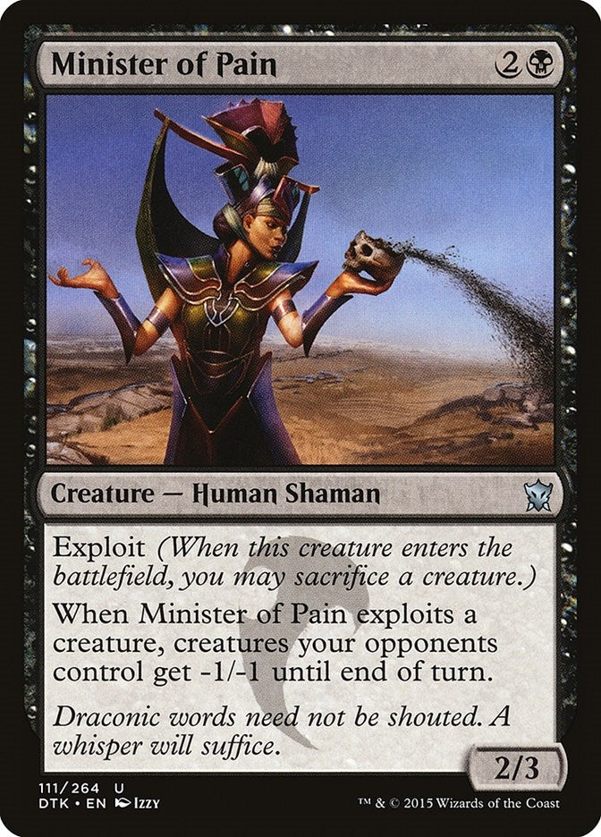 Image for Minister of Pain (Dragons of Tarkir) (111) - Magic: The Gathering