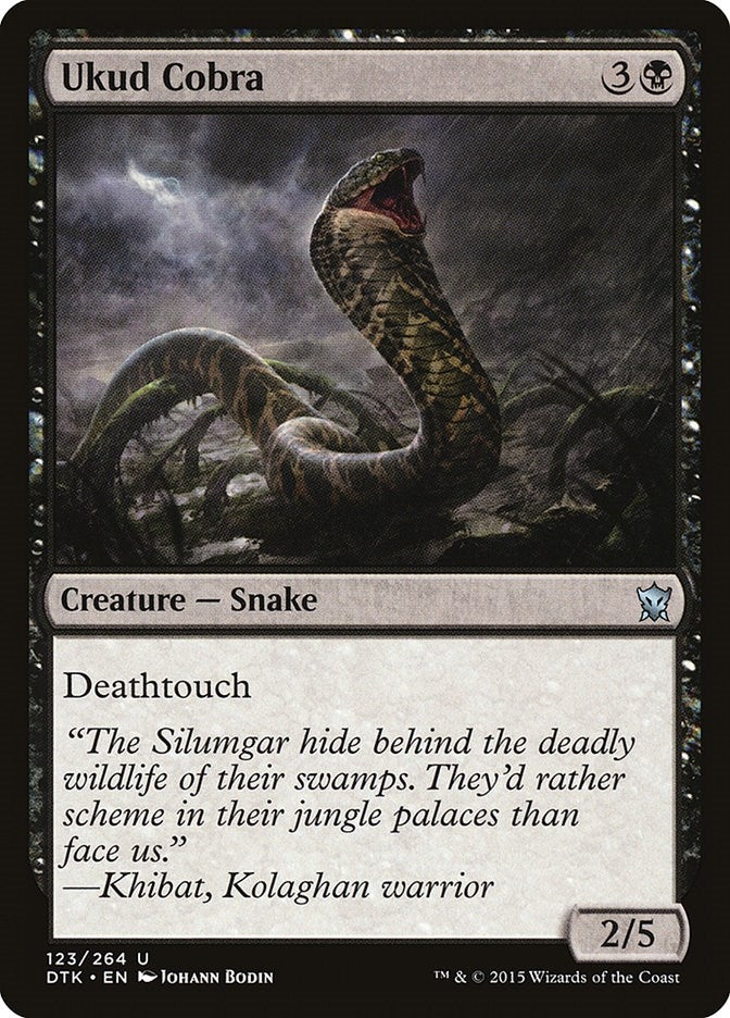 Image for Ukud Cobra (Dragons of Tarkir) (123) - Magic: The Gathering